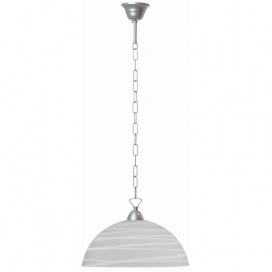 Arkolight Φωτιστικό μονόφωτο γυαλί λευκό Ε27 Φ36 (Β400-1/36)