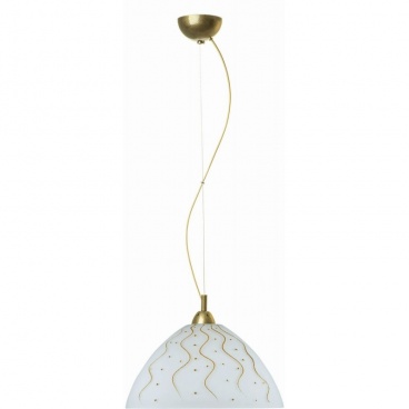 Arkolight Φωτιστικό μονόφωτο γυαλί χρυσό Ε27 Φ36 (Σ230-1/36)