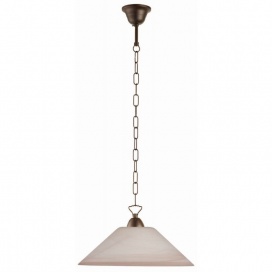 Arkolight Φωτιστικό μονόφωτο γυαλί καφέ Ε27 Φ45 (Β150-2/45)