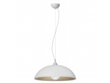 Arkolight Φωτιστικό μονόφωτο Plexiglass λευκό-χρυσό Ε27 Φ40 (130-62-01/40)