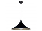 Arkolight Φωτιστικό μονόφωτο Plexiglass μαύρο-χρυσό Ε27 Φ42 (1130-42-01/42)