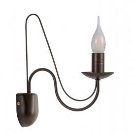 Arkolight Απλίκα Μέταλλο καφέ Ε14 (1463-2/Α1)