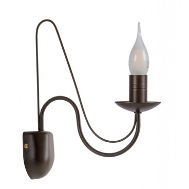 Arkolight Απλίκα Μέταλλο καφέ Ε14 (1463-2/Α1)