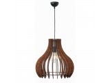 Arkolight Φωτιστικό μονόφωτο ξύλο καφέ Ε27 Φ42 (881-3/42)