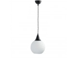 Arkolight Φωτιστικό μονόφωτο γυαλί λευκό Ε27 Φ20 (Κ451-6/20)