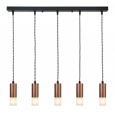 Arkolight Φωτιστικό πολύφωτο 5Φ αλουμίνιο-plexi G9 (1180-7/5)