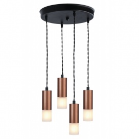 Arkolight Φωτιστικό πολύφωτο 4Φ αλουμίνιο-plexi G9 (2180-7/4)