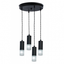 Arkolight Φωτιστικό πολύφωτο 4Φ αλουμίνιο-plexi G9 (2180-3/4)