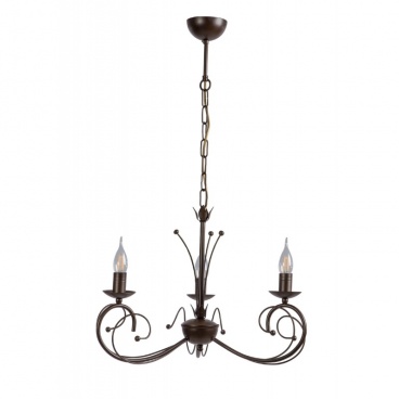 Arkolight Φωτιστικό Πολύφωτο 3Φ Μέταλλο καφέ Ε14 (1362-2/3)