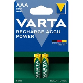 Επαναφορτιζόμενες Μπαταρίες Ni-MH 800mAh Varta AAA (HR03) (01.003.0005)