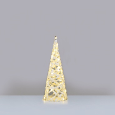 Επιτραπέζιο WHITE COTTON THREAD Δέντρο 30 Led Θερμά 50cm (X11301119)