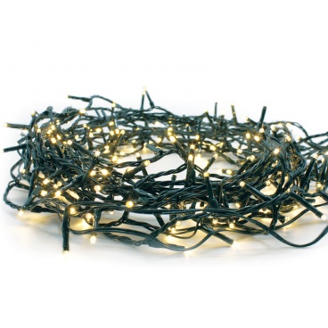 300 Led (3mm) Θερμά με Πράσινο Καλώδιο & Πρόγραμμα (X08300112)