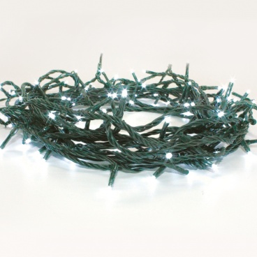 180 Led (3mm) Ψυχρά με Πράσινο Καλώδιο & Πρόγραμμα (X08180212)