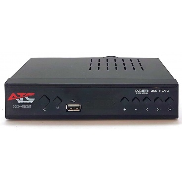 Επίγειος Ψηφιακός Δέκτης ATC HD-205 DVB-T2 H.265 (03.007.0037)