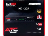 Επίγειος Ψηφιακός Δέκτης ATC HD-205 DVB-T2 H.265 (03.007.0037)