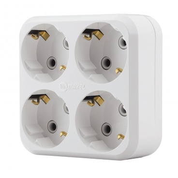 Αντάπτορας Schuko με Προστασία Υπέρτασης (7040)