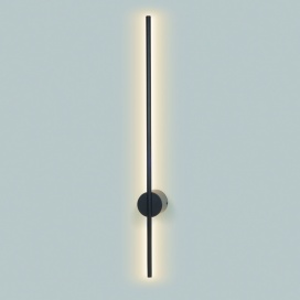 Aca Led Επιτοίχιο Φωτιστικό 15W 3000K Μαύρο (ZM16LEDW80BK)