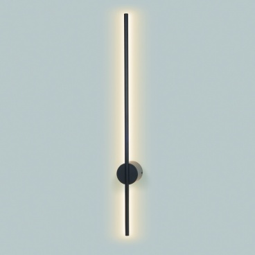 Aca Led Επιτοίχιο Φωτιστικό 15W 3000K Μαύρο (ZM16LEDW80BK)
