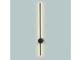 Aca Led Επιτοίχιο Φωτιστικό 15W 3000K Μαύρο (ZM16LEDW80BK)