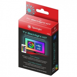 Spotlight USB TV LED KIT λωρίδα 7.2W RGB με Τηλεχειριστήριο (5180)