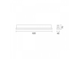 Spotlight Led Επιτοίχιο Φωτιστικό Μπάνιου 14W 4000K (6481)
