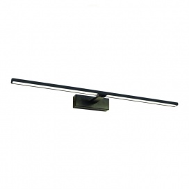 Aca Led Επιτοίχιο Φωτιστικό Μπάνιου 12W 3000K Μαύρο (PN15LEDW67BK)