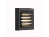 Spotlight Επιτοίχιο Led Φωτιστικό 6W 3000K Μαύρο (7810)