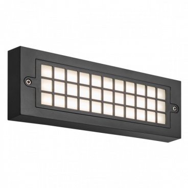 Spotlight Επιτοίχιο Led Φωτιστικό 6W 3000K Μαύρο (7806)