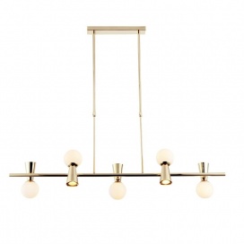 Aca Πενάφωτο Κρεμαστό Φωτιστικό Χρυσό (OD94205PG)