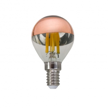 Λάμπα Led Filament Half Rose Gold 5W E14 3000K (BOVA5WWDIMRG)
