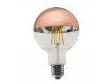 Λάμπα Led Filament Half Rose Gold 8W E27 G95 2700K Dimmable (PALA958WWDIMRG)