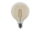 Λάμπα Led Filament Amber 10W E27 G125 2700K Dimmable (PALA12510WWDIMAM)