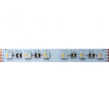 Aca Αδιάβροχη LED Ταινία 5M 17W/M 24V DC IP65 RGB + 4000K 12mm (24505017RGBW40PC)