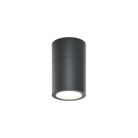 It-Lighting Chelan 1xGU10 Πλαφονιέρα Οροφής Down Ανθρακί (80300144)