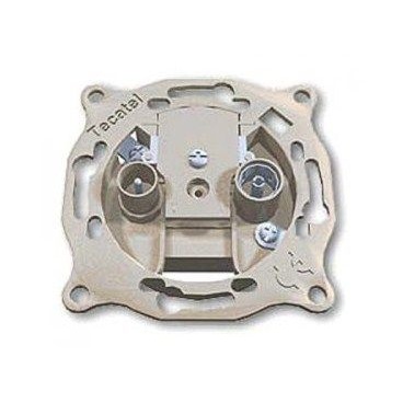 Tecatel Πρίζα Διελεύσεως Διπλή 10dB TV/SAT