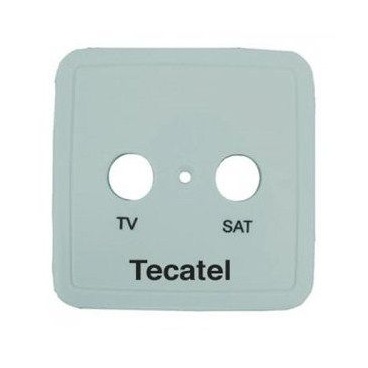 Tecatel Καπάκι Πρίζας Διπλό TV/SAT