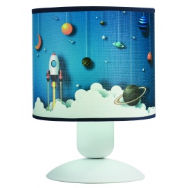 Arkolight Φωτιστικό Πορτατίφ Παιδικό Αμπαζούρ Πύραυλος E27 Φ15 (4420-25/15)