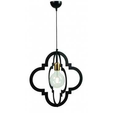 Arkolight Φωτιστικό Μονόφωτο Μέταλλο Μαύρο E27 Φ45 (773-42/1)