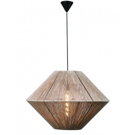 Arkolight Φωτιστικό Μονόφωτο Σχοινί Natural E27 Φ60 (978-2/60)