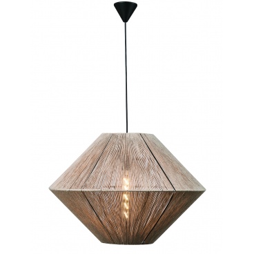 Arkolight Φωτιστικό Μονόφωτο Σχοινί Natural E27 Φ60 (978-2/60)