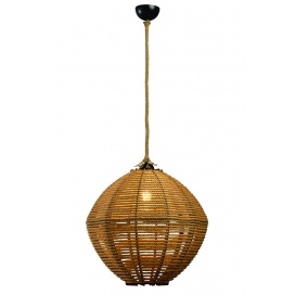 Arkolight Φωτιστικό Μονόφωτο Σχοινί Natural E27 Φ45 (962-2/45)