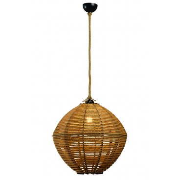 Arkolight Φωτιστικό Μονόφωτο Σχοινί Natural E27 Φ45 (962-2/45)