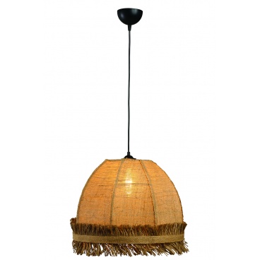 Arkolight Φωτιστικό Μονόφωτο Λινάτσα Natural E27 Φ60 (975-2/60)