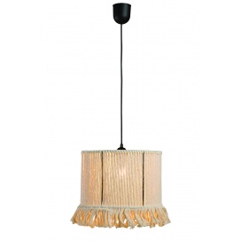 Arkolight Φωτιστικό Μονόφωτο BOHO Σχοινί Εκρού E27 Φ35 (971-1/35)