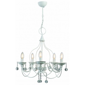 Arkolight Φωτιστικό Πολύφωτο 5Φ Μέταλλο Λευκό E14 (1564-1/5)