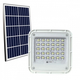 Spotlight LED SMD Ηλιακός Προβολέας με Φ/Β Πάνελ & Τηλεχειριστήριο 50W 120° 6000K (6626)