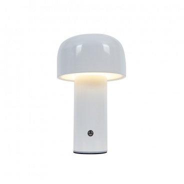 Inlight Επαναφορτιζόμενο Led Επιτραπέζιο Φωτιστικό Λευκό (3036-White)