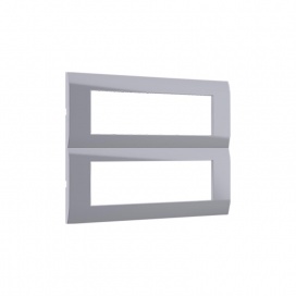 Acaelec Modys Ασημί Πλαίσιο 2x7 Στοιχείων (10101433411)