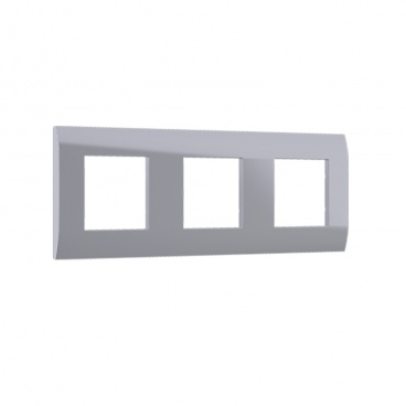 Acaelec Modys Ασημί Πλαίσιο 3x2 Στοιχείων (10101433120)