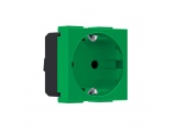 Acaelec Modys Πράσινη Πρίζα Σούκο Ασφαλείας 2P+E 16A 250V~ IP20 (10101312570)